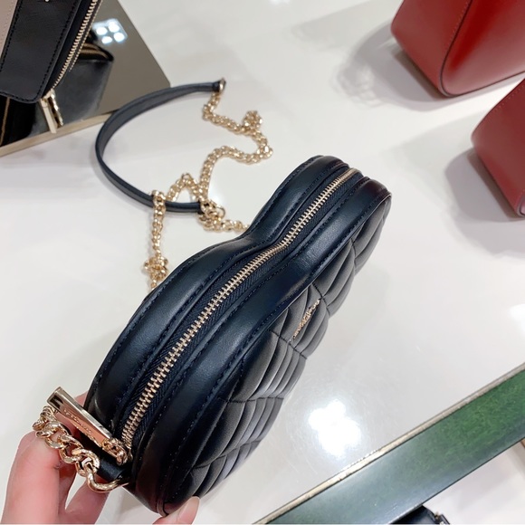 Kate spade Love Quilted Heart Crossbody Purse - Picture 3 of 9